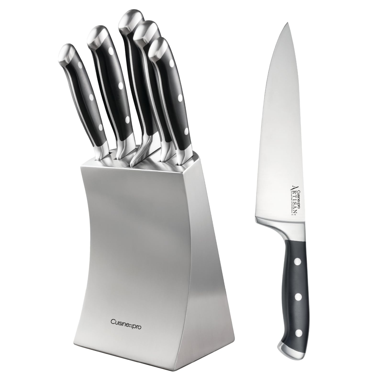 Amazon.com: Cuisine:pro Artisan™ Knife Block (Seto, 6 Piece